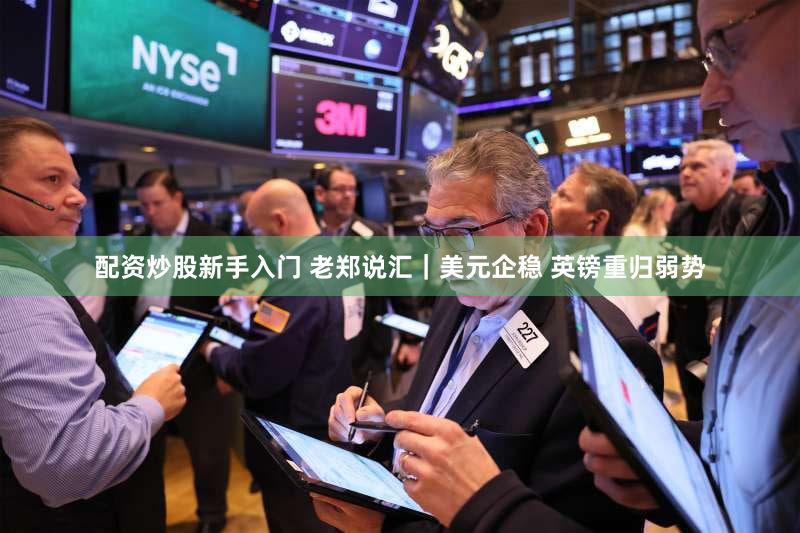 配资炒股新手入门 老郑说汇｜美元企稳 英镑重归弱势