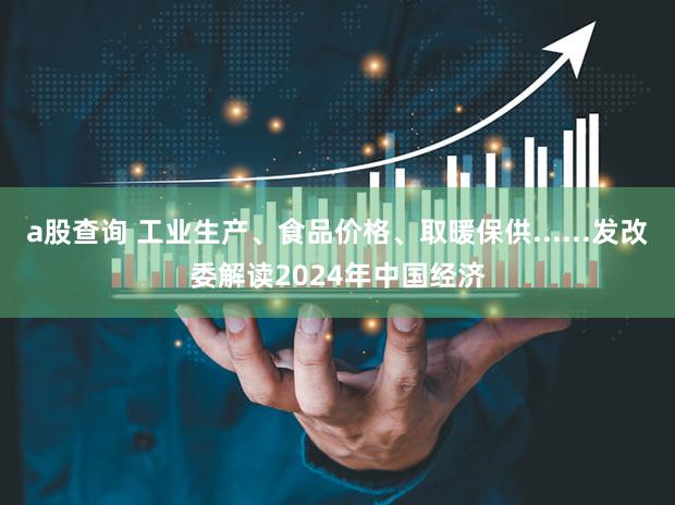 a股查询 工业生产、食品价格、取暖保供......发改委解读2024年中国经济