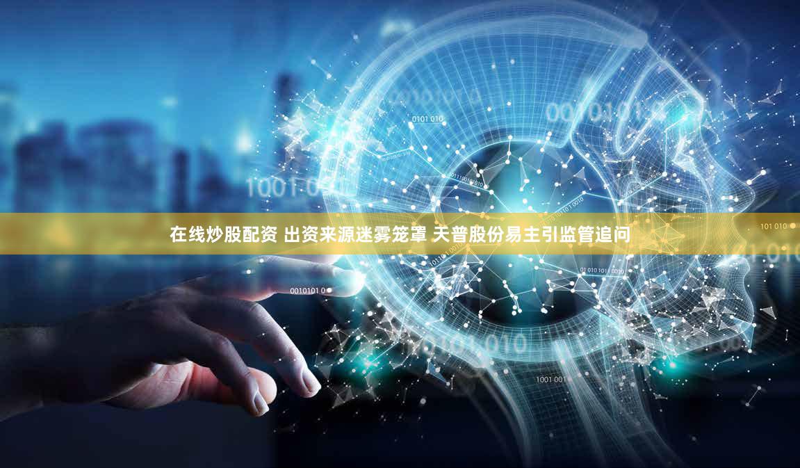 在线炒股配资 出资来源迷雾笼罩 天普股份易主引监管追问