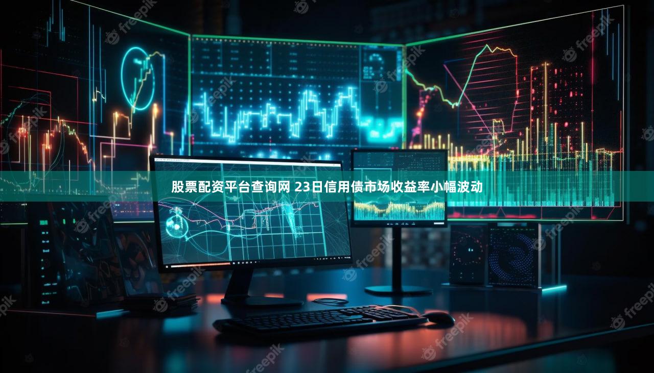 股票配资平台查询网 23日信用债市场收益率小幅波动