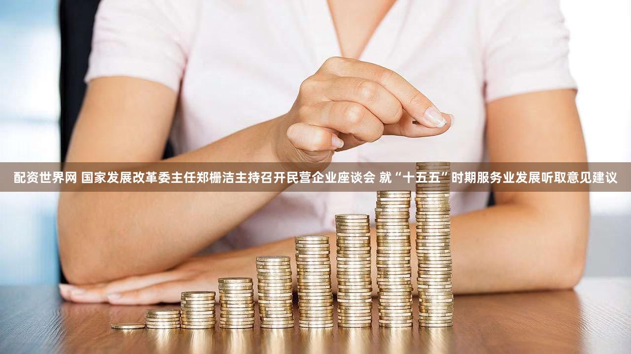配资世界网 国家发展改革委主任郑栅洁主持召开民营企业座谈会 就“十五五”时期服务业发展听取意见建议